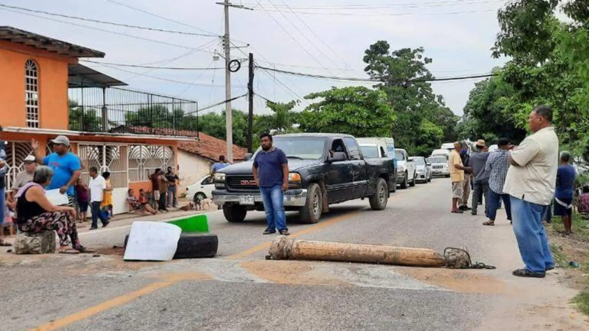 bloqueo carretera